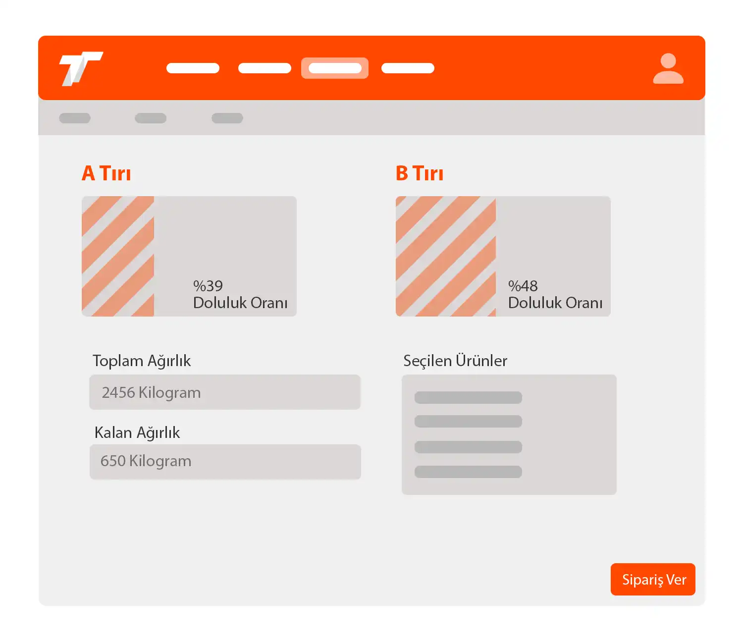 B2B Plus yazılımı Ekran